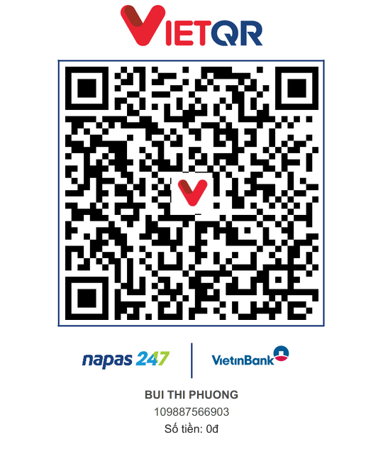 Mã QR Chuyển Khoản VietinBank BÙI THỊ PHƯỢNG
